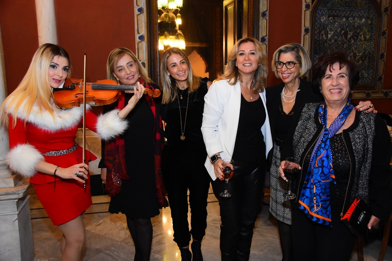 Young Women Christian Association lunch at Villa Linda Sursock